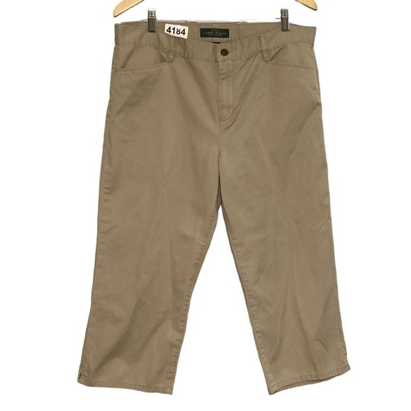 Ralph Lauren cotton ankle‎ pants size 14 - Picture 1 of 4